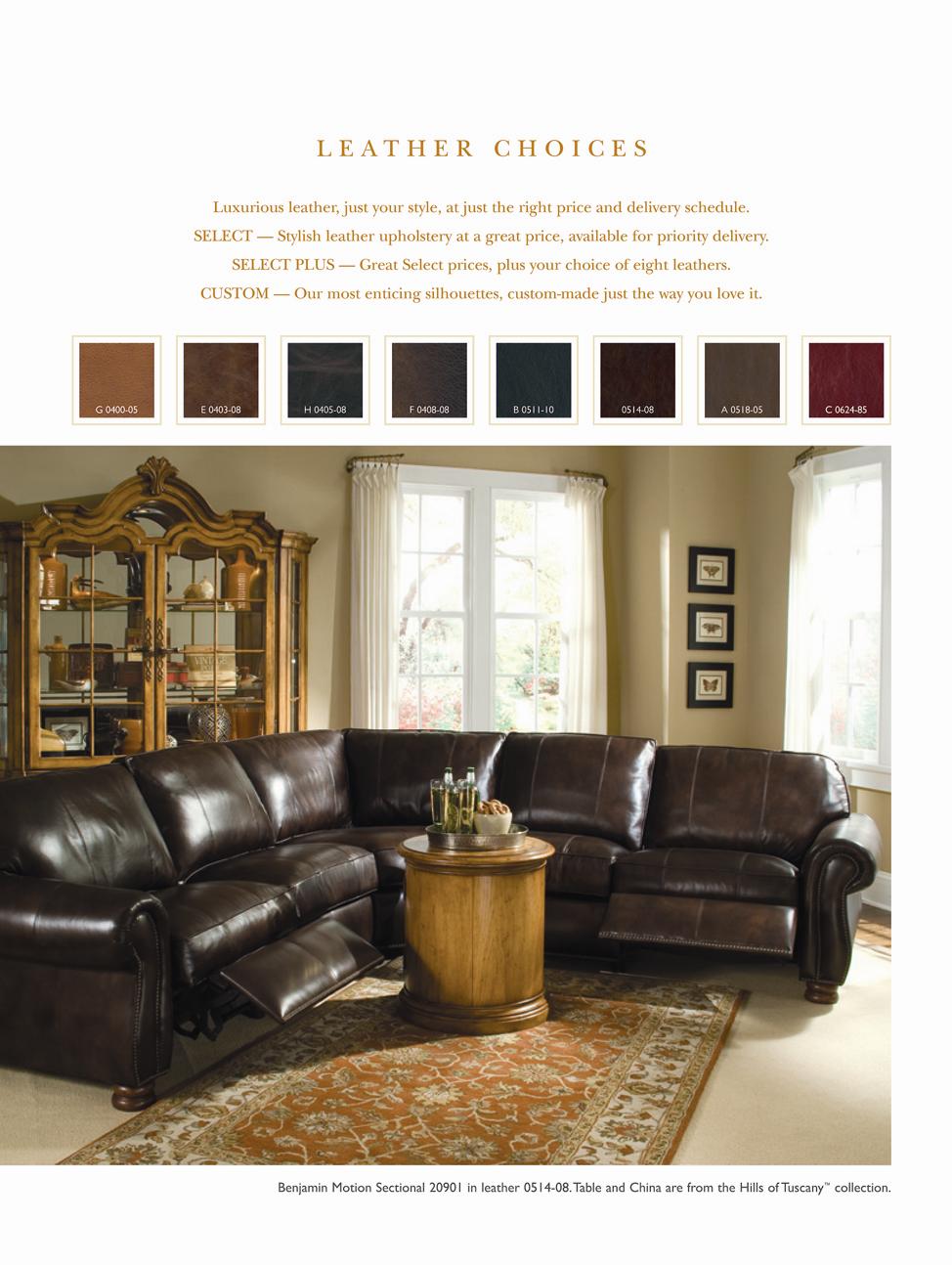 Leather Choices Latham Leather Select Motorized Media Recliner